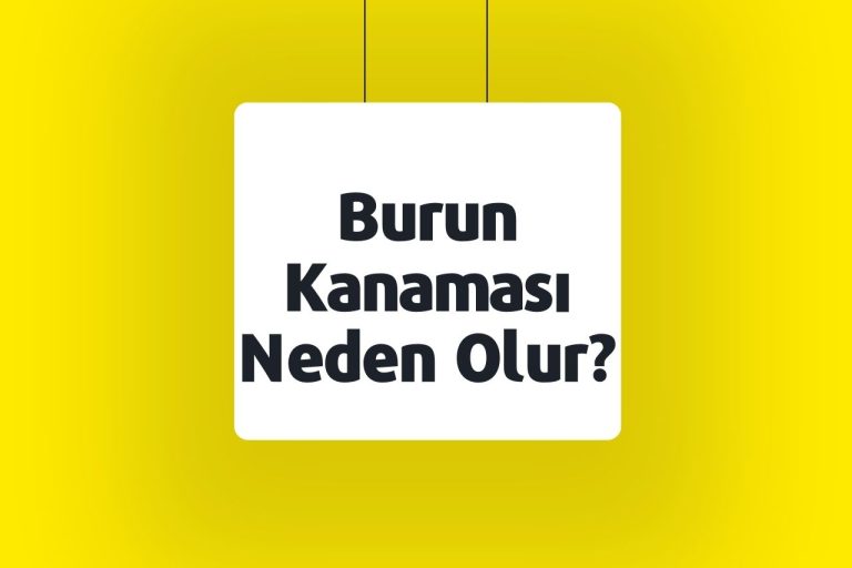 Burun Kanaması Neden Olur Evde Çözümü Bilgibu