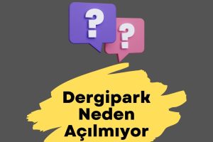 Dergipark Neden Açılmıyor