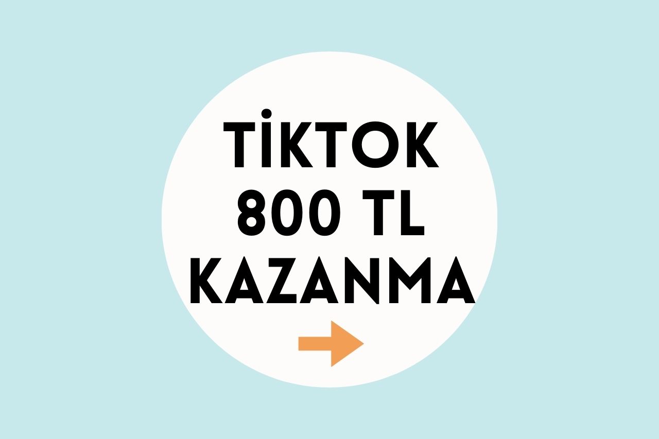 TikTok 800 tl Kazanma