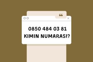 08504840381 Kimin Numarası?