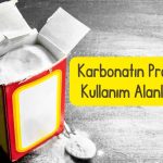 Karbonatın Pratik Kullanım Alanları