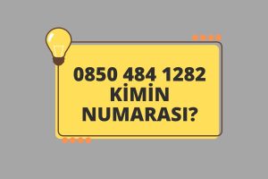 08504841282 Kimin Numarası?