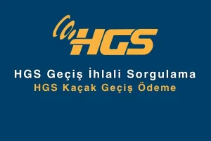 HGS Kaçak Geçiş Sorgulama